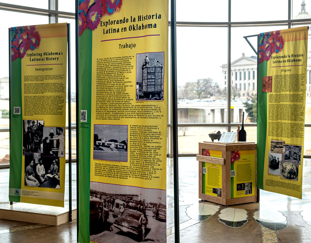 Exploring Oklahoma’s Latino(a) History traveling exhibit on display